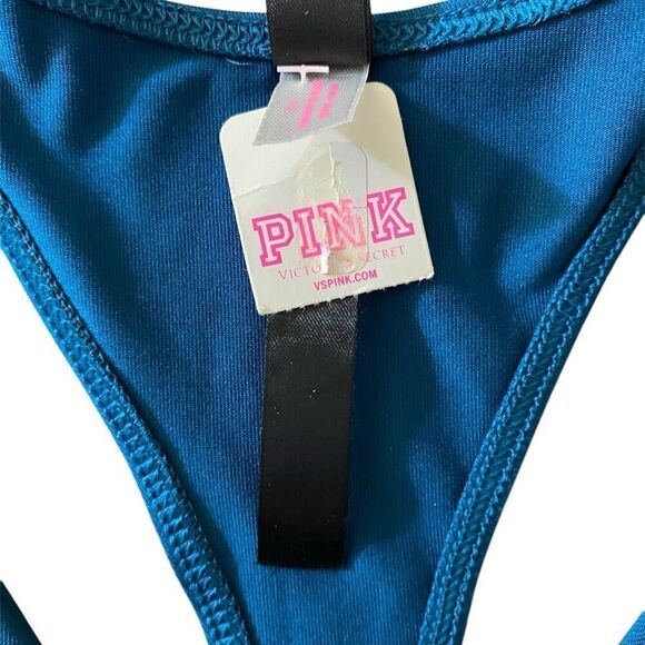 Victoria’s Secret Blue Twist Front Racerback Sports Bra NWT Size Extra Small - Picture 3 of 6